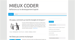 Desktop Screenshot of mieuxcoder.com